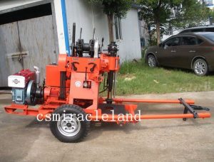 GY-150b Portable Trailer Mobile Drilling Rig
